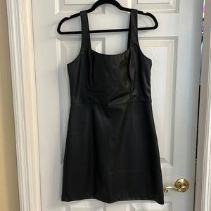 Abercrombie & Fitch faux leather dress
